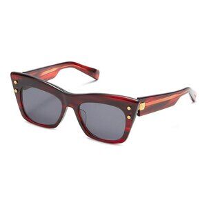 New BALMAIN B – II Red Cat Eye BPS-101 E Sunglasses Women